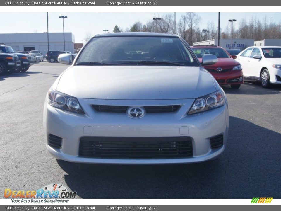 2013 Scion tC Classic Silver Metallic / Dark Charcoal Photo #30