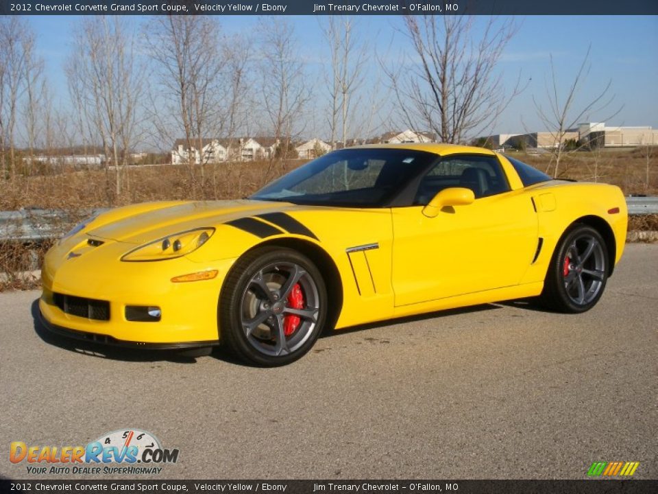 Velocity Yellow 2012 Chevrolet Corvette Grand Sport Coupe Photo #1