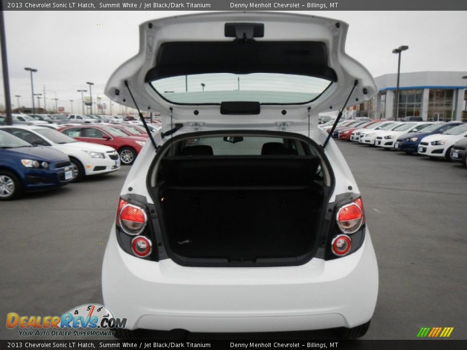 2013 Chevrolet Sonic LT Hatch Summit White / Jet Black/Dark Titanium Photo #6