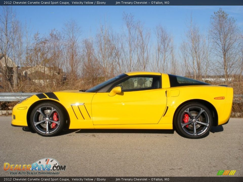 Velocity Yellow 2012 Chevrolet Corvette Grand Sport Coupe Photo #3