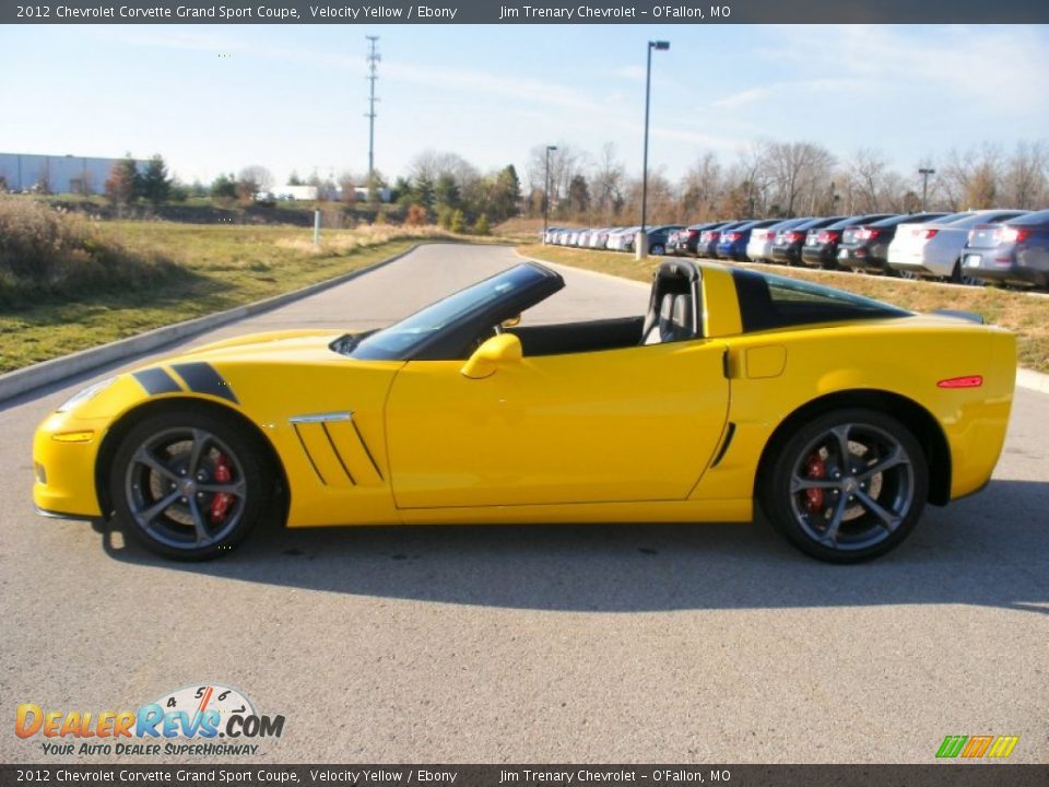 2012 Chevrolet Corvette Grand Sport Coupe Velocity Yellow / Ebony Photo #4