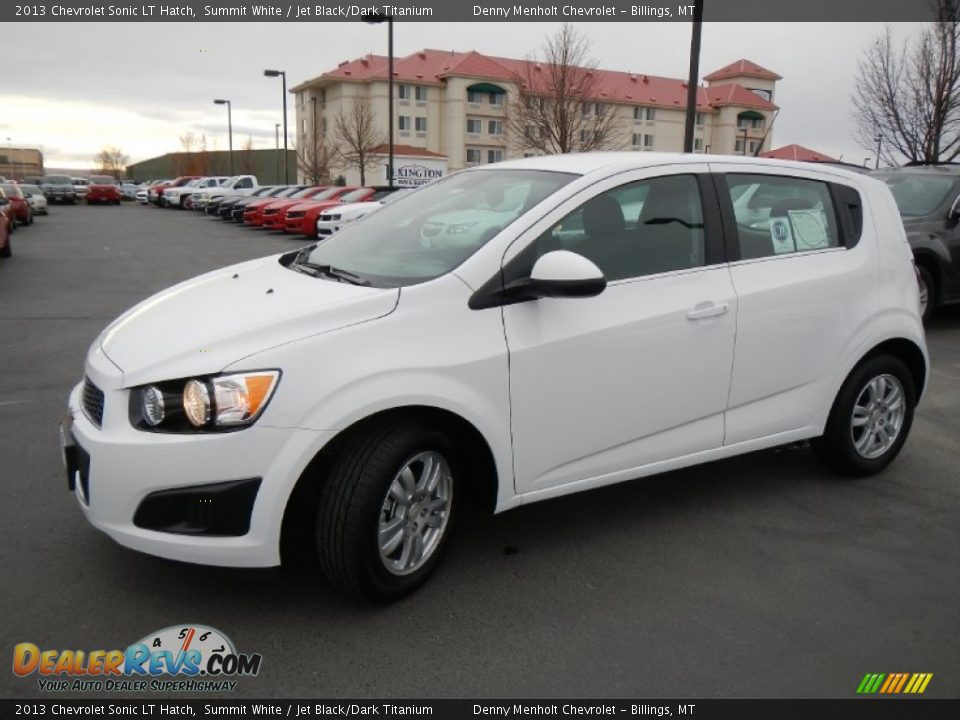 2013 Chevrolet Sonic LT Hatch Summit White / Jet Black/Dark Titanium Photo #9