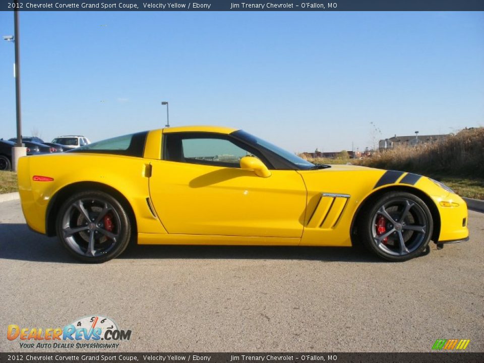 2012 Chevrolet Corvette Grand Sport Coupe Velocity Yellow / Ebony Photo #5