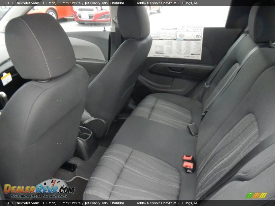 2013 Chevrolet Sonic LT Hatch Summit White / Jet Black/Dark Titanium Photo #10
