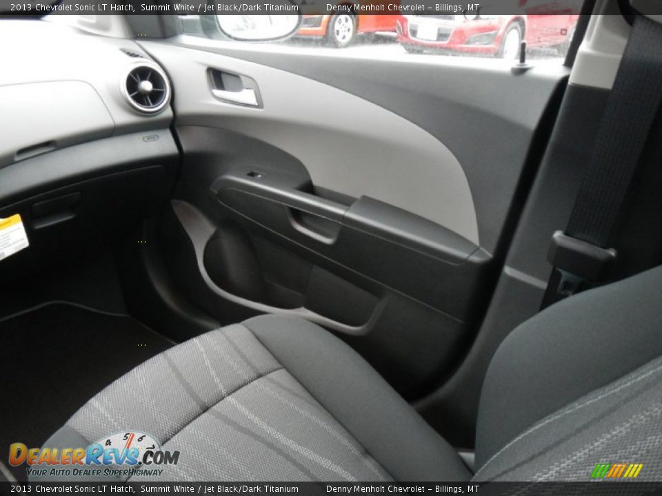 2013 Chevrolet Sonic LT Hatch Summit White / Jet Black/Dark Titanium Photo #11