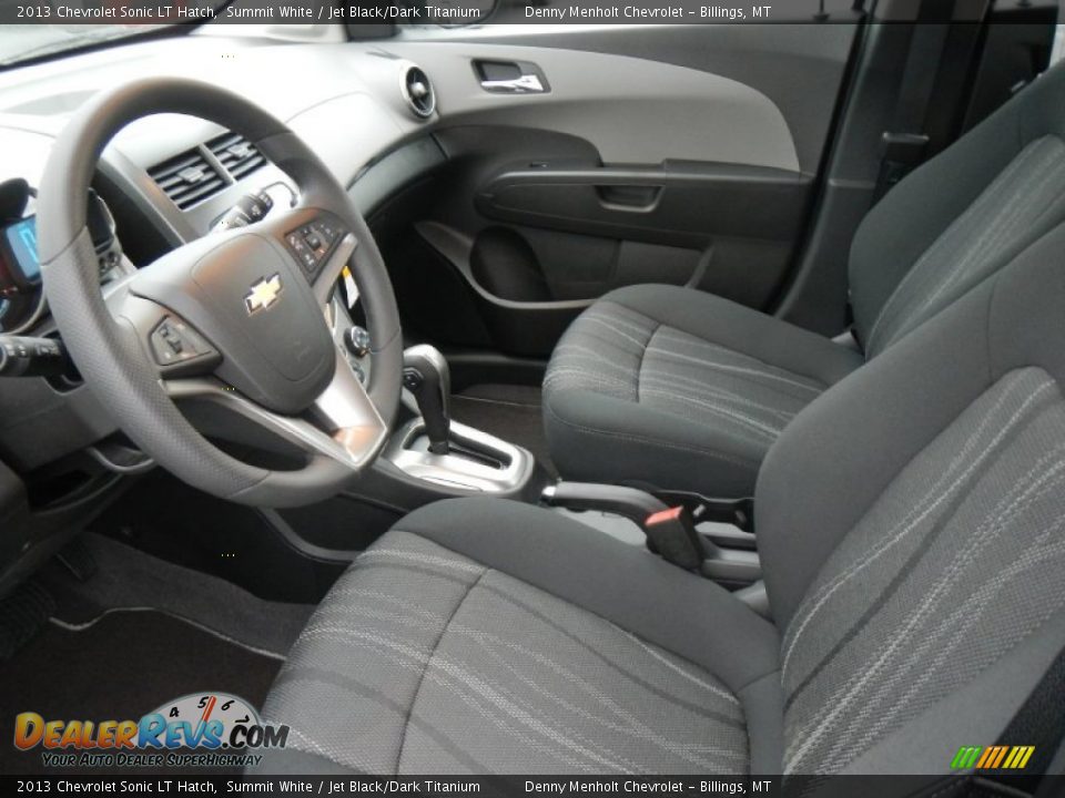 2013 Chevrolet Sonic LT Hatch Summit White / Jet Black/Dark Titanium Photo #13
