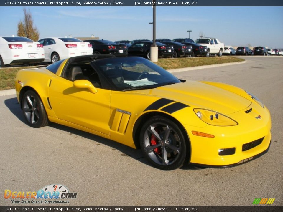 2012 Chevrolet Corvette Grand Sport Coupe Velocity Yellow / Ebony Photo #8