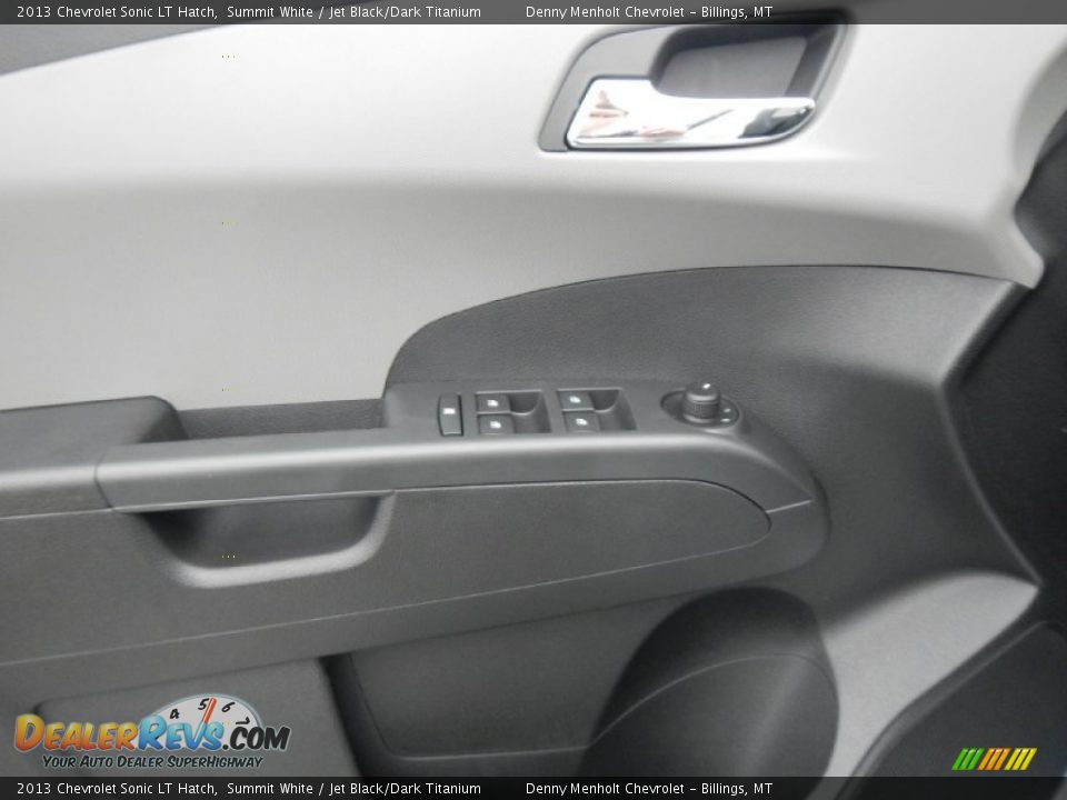 2013 Chevrolet Sonic LT Hatch Summit White / Jet Black/Dark Titanium Photo #14