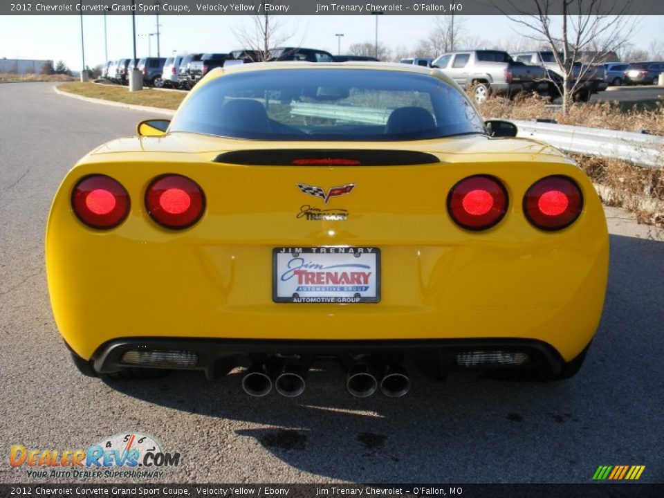 2012 Chevrolet Corvette Grand Sport Coupe Velocity Yellow / Ebony Photo #14