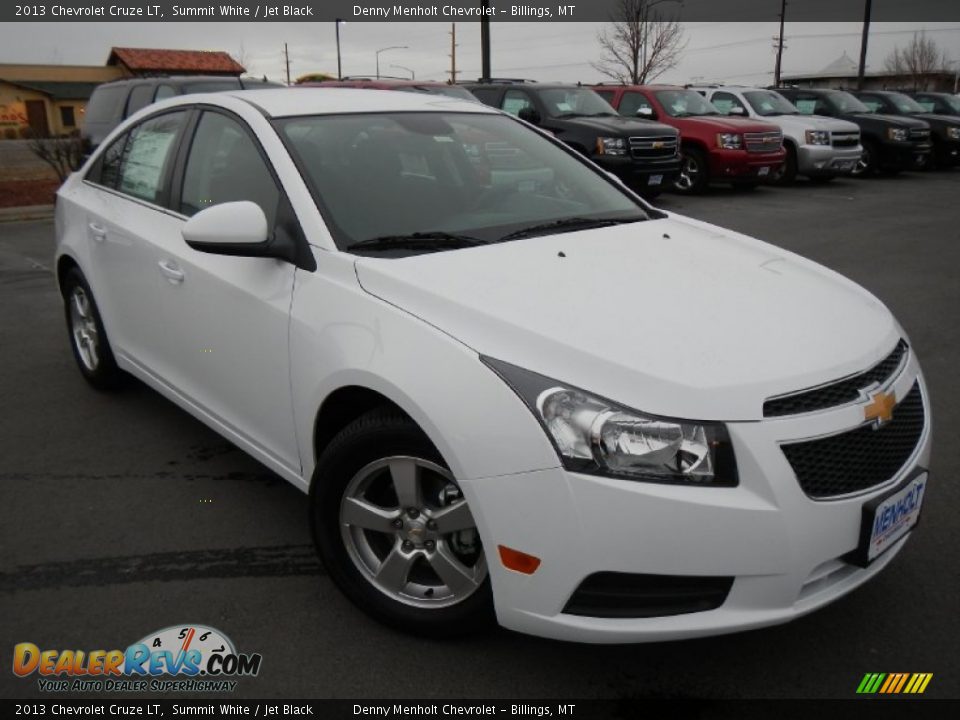 2013 Chevrolet Cruze LT Summit White / Jet Black Photo #2
