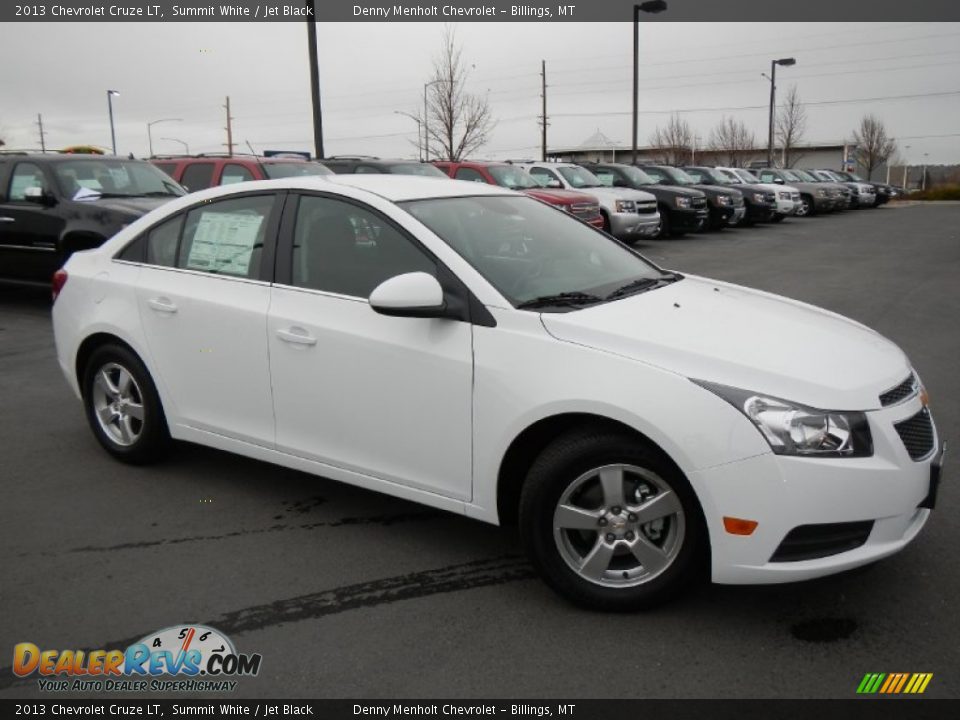 2013 Chevrolet Cruze LT Summit White / Jet Black Photo #3