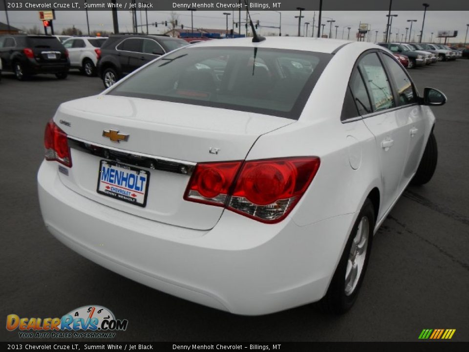 2013 Chevrolet Cruze LT Summit White / Jet Black Photo #4