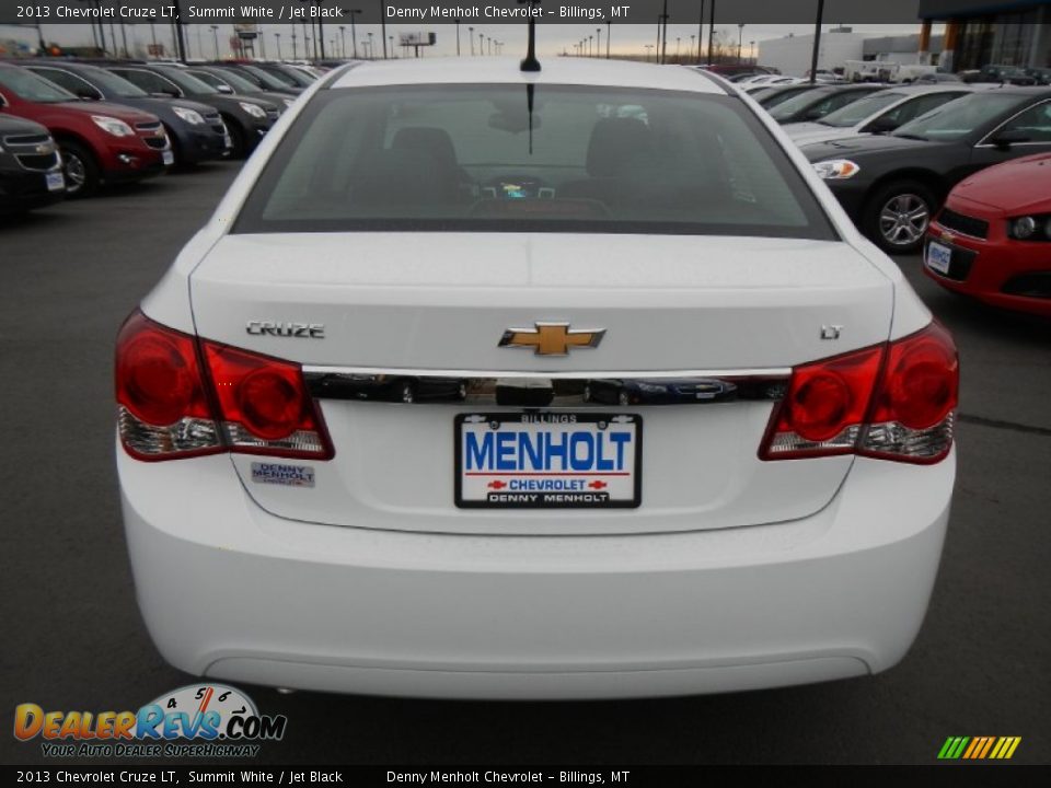 2013 Chevrolet Cruze LT Summit White / Jet Black Photo #5