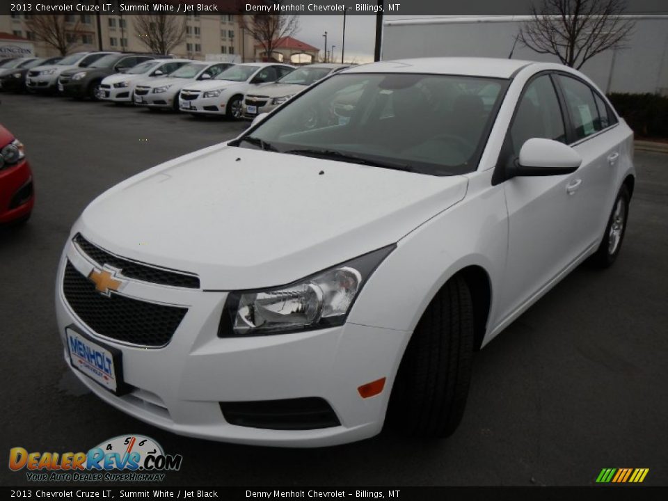 2013 Chevrolet Cruze LT Summit White / Jet Black Photo #8