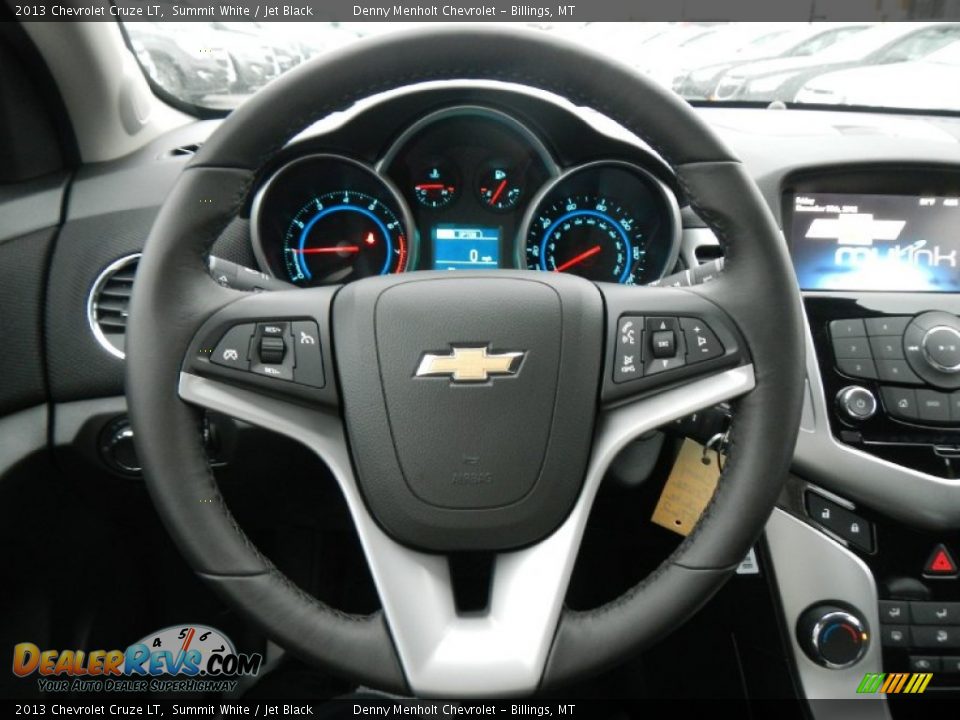 2013 Chevrolet Cruze LT Summit White / Jet Black Photo #18