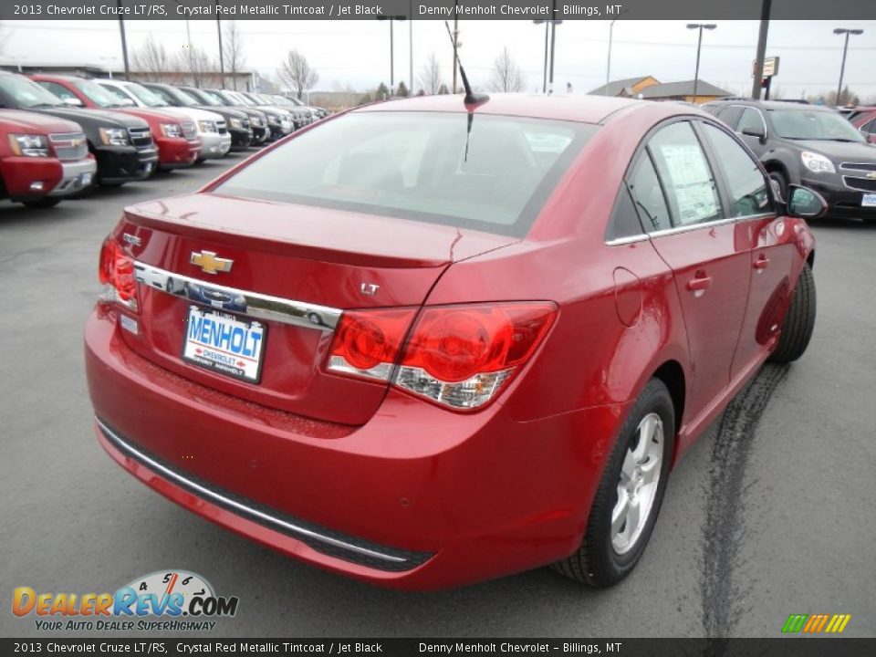 2013 Chevrolet Cruze LT/RS Crystal Red Metallic Tintcoat / Jet Black Photo #4