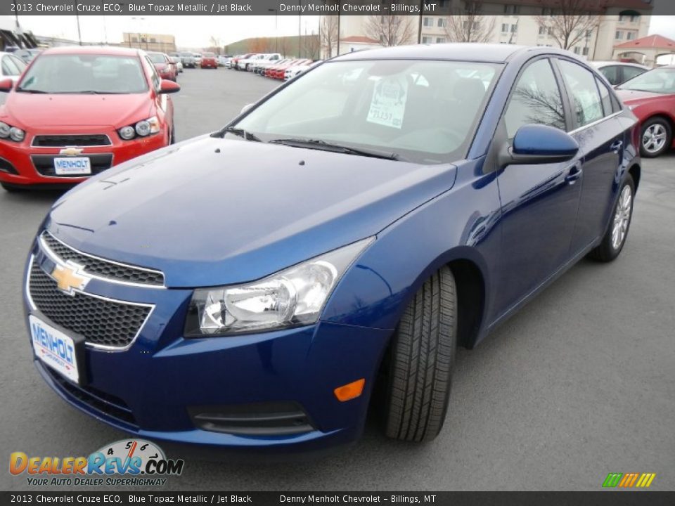 2013 Chevrolet Cruze ECO Blue Topaz Metallic / Jet Black Photo #8