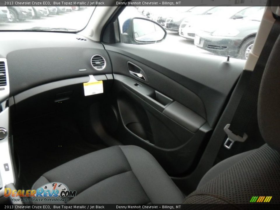 2013 Chevrolet Cruze ECO Blue Topaz Metallic / Jet Black Photo #11