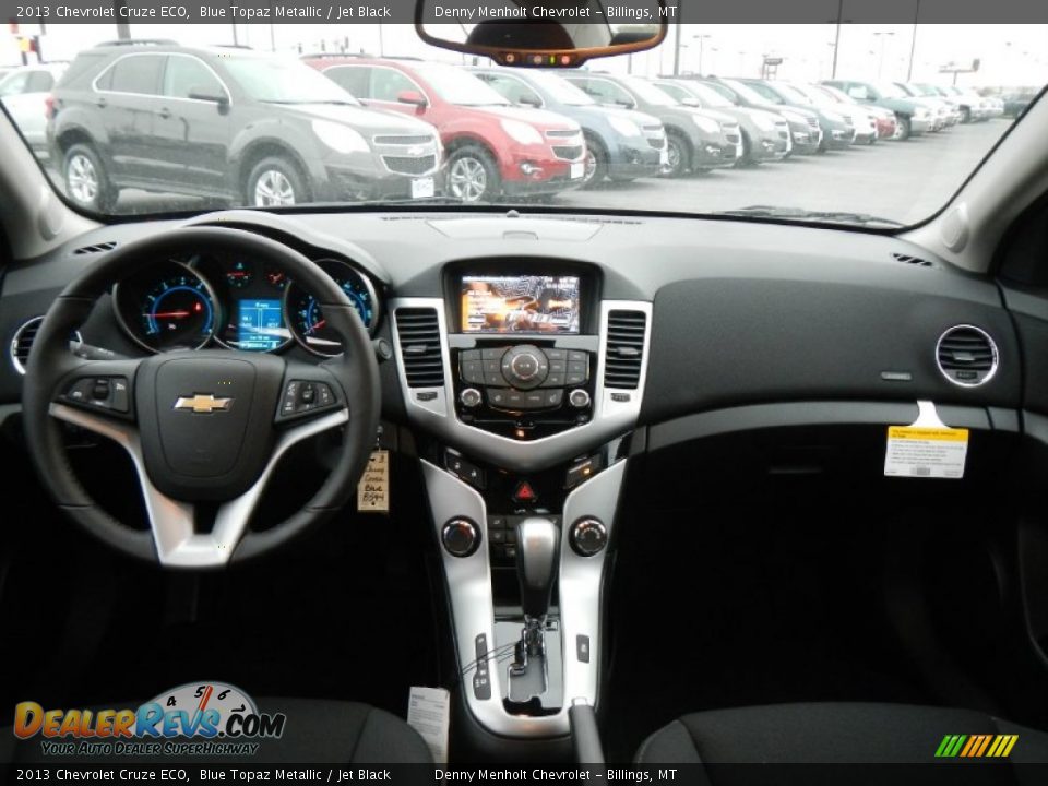 2013 Chevrolet Cruze ECO Blue Topaz Metallic / Jet Black Photo #12