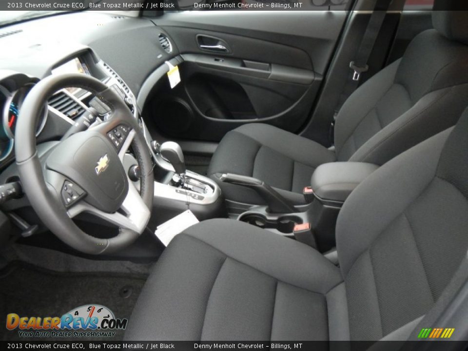 2013 Chevrolet Cruze ECO Blue Topaz Metallic / Jet Black Photo #13