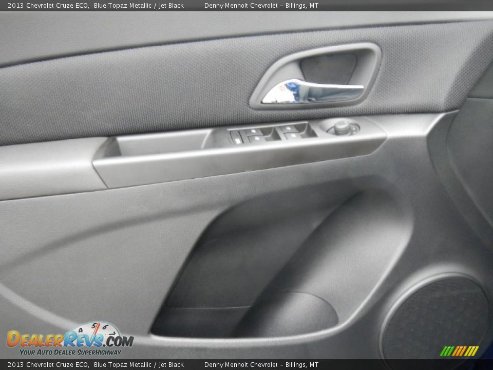 2013 Chevrolet Cruze ECO Blue Topaz Metallic / Jet Black Photo #14
