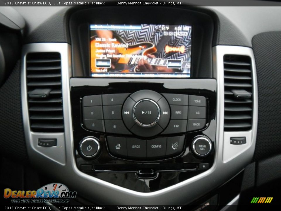 2013 Chevrolet Cruze ECO Blue Topaz Metallic / Jet Black Photo #15