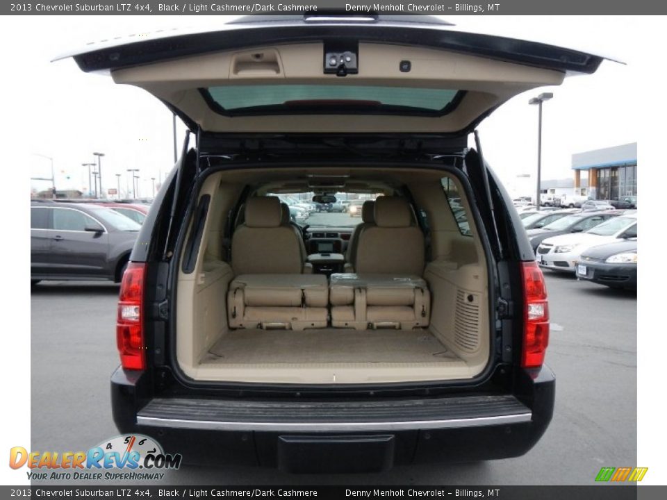 2013 Chevrolet Suburban LTZ 4x4 Black / Light Cashmere/Dark Cashmere Photo #6