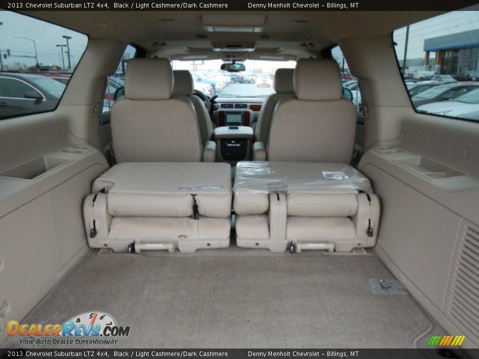 2013 Chevrolet Suburban LTZ 4x4 Black / Light Cashmere/Dark Cashmere Photo #7