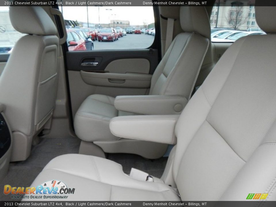 2013 Chevrolet Suburban LTZ 4x4 Black / Light Cashmere/Dark Cashmere Photo #11