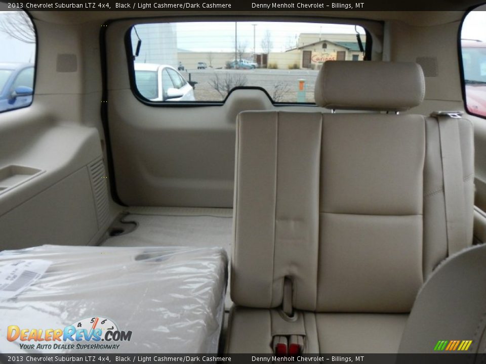 2013 Chevrolet Suburban LTZ 4x4 Black / Light Cashmere/Dark Cashmere Photo #12