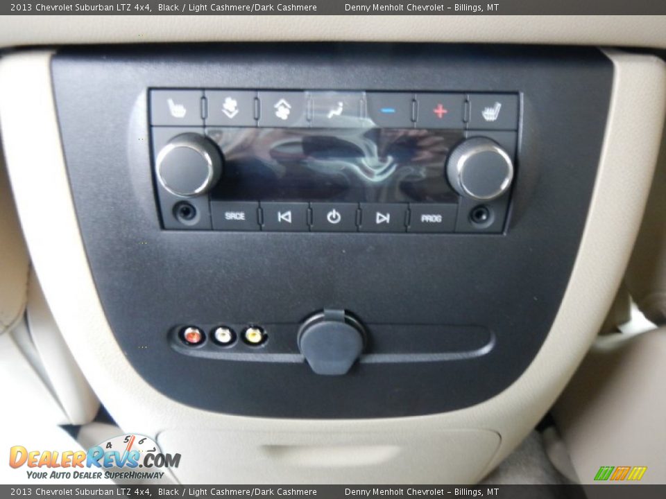 2013 Chevrolet Suburban LTZ 4x4 Black / Light Cashmere/Dark Cashmere Photo #13