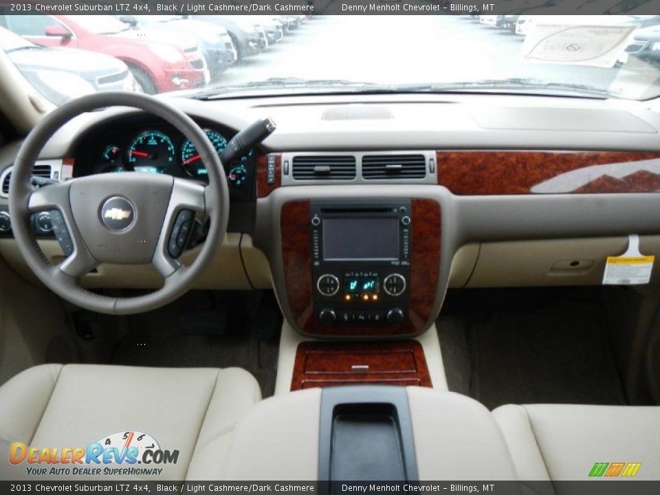 2013 Chevrolet Suburban LTZ 4x4 Black / Light Cashmere/Dark Cashmere Photo #15