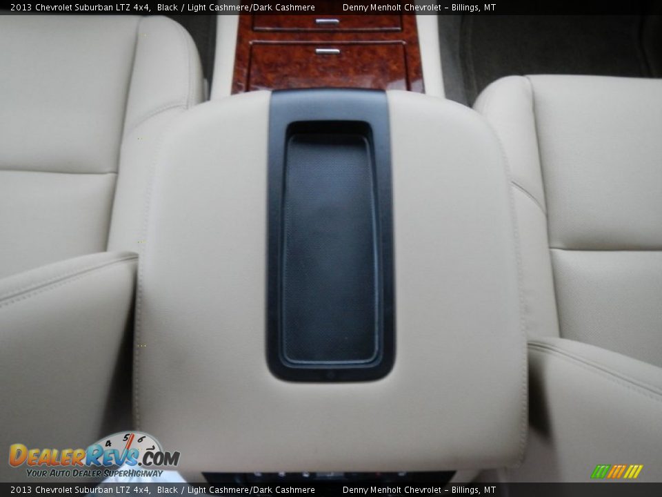 2013 Chevrolet Suburban LTZ 4x4 Black / Light Cashmere/Dark Cashmere Photo #17