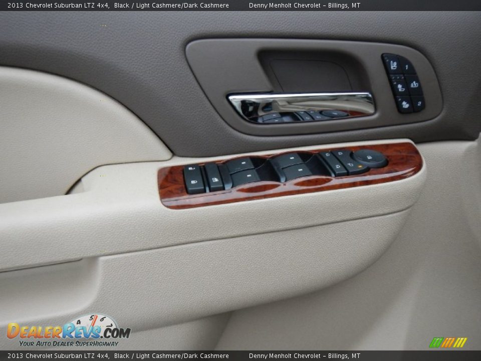 2013 Chevrolet Suburban LTZ 4x4 Black / Light Cashmere/Dark Cashmere Photo #20