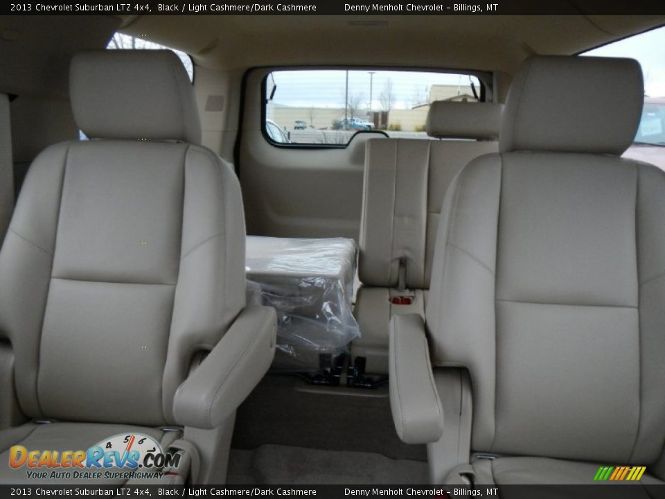 2013 Chevrolet Suburban LTZ 4x4 Black / Light Cashmere/Dark Cashmere Photo #21