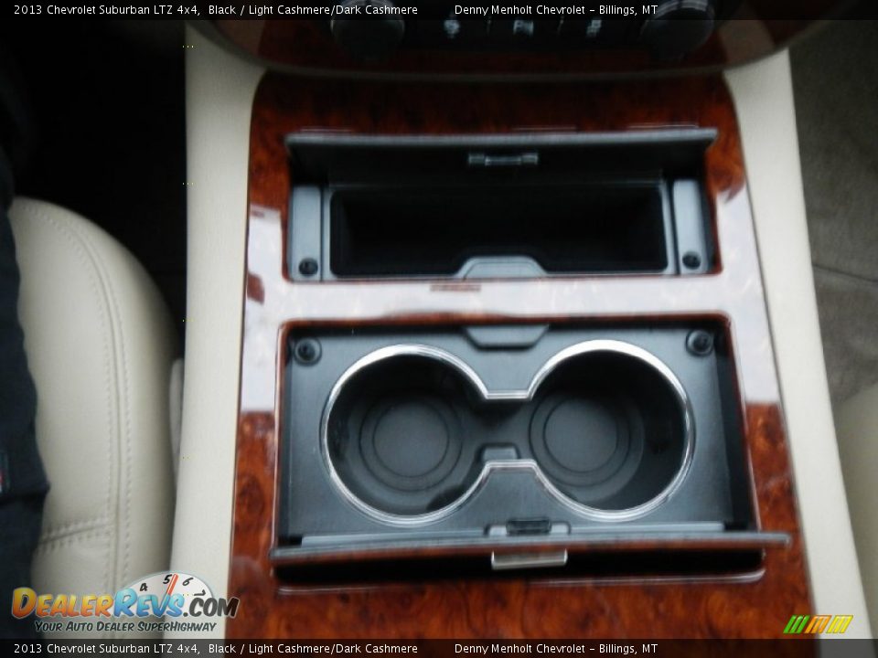 2013 Chevrolet Suburban LTZ 4x4 Black / Light Cashmere/Dark Cashmere Photo #24