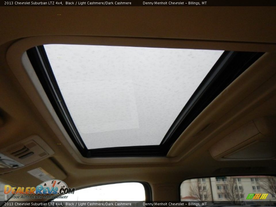 2013 Chevrolet Suburban LTZ 4x4 Black / Light Cashmere/Dark Cashmere Photo #27