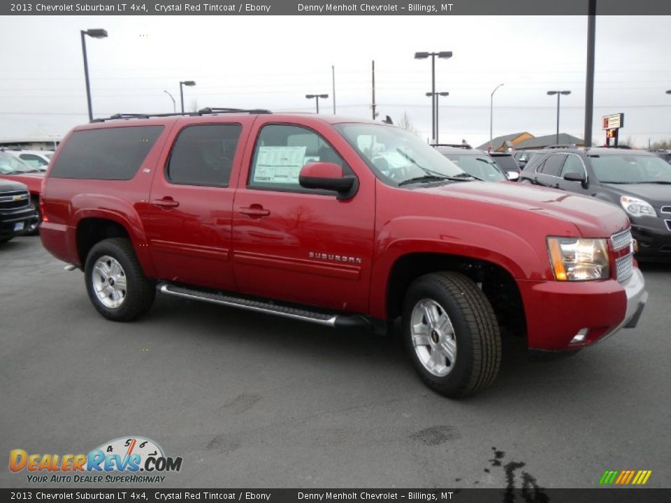 2013 Chevrolet Suburban LT 4x4 Crystal Red Tintcoat / Ebony Photo #4