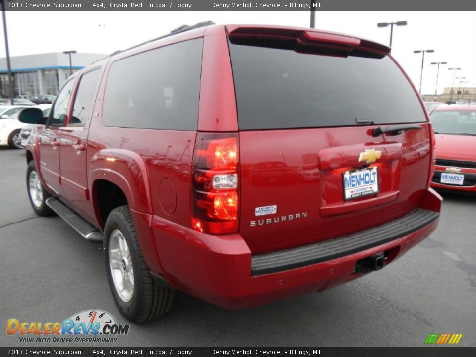 2013 Chevrolet Suburban LT 4x4 Crystal Red Tintcoat / Ebony Photo #9