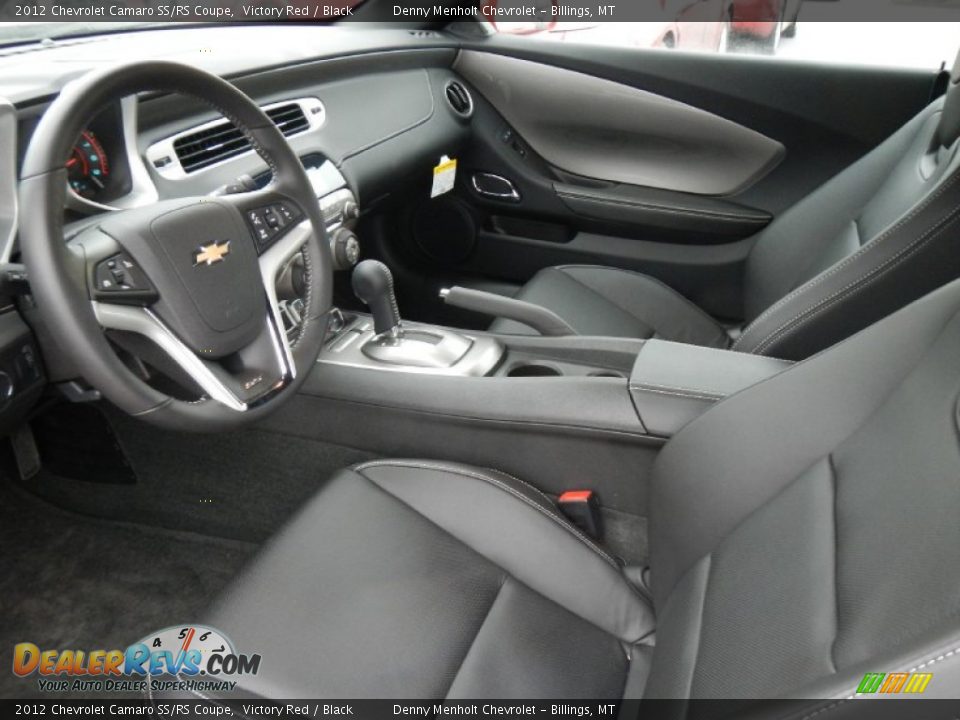 Black Interior - 2012 Chevrolet Camaro SS/RS Coupe Photo #9
