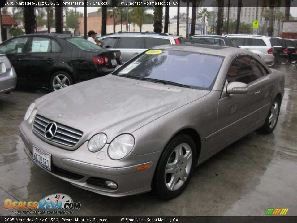 2005 Mercedes-Benz CL 500 Pewter Metallic / Charcoal Photo #5