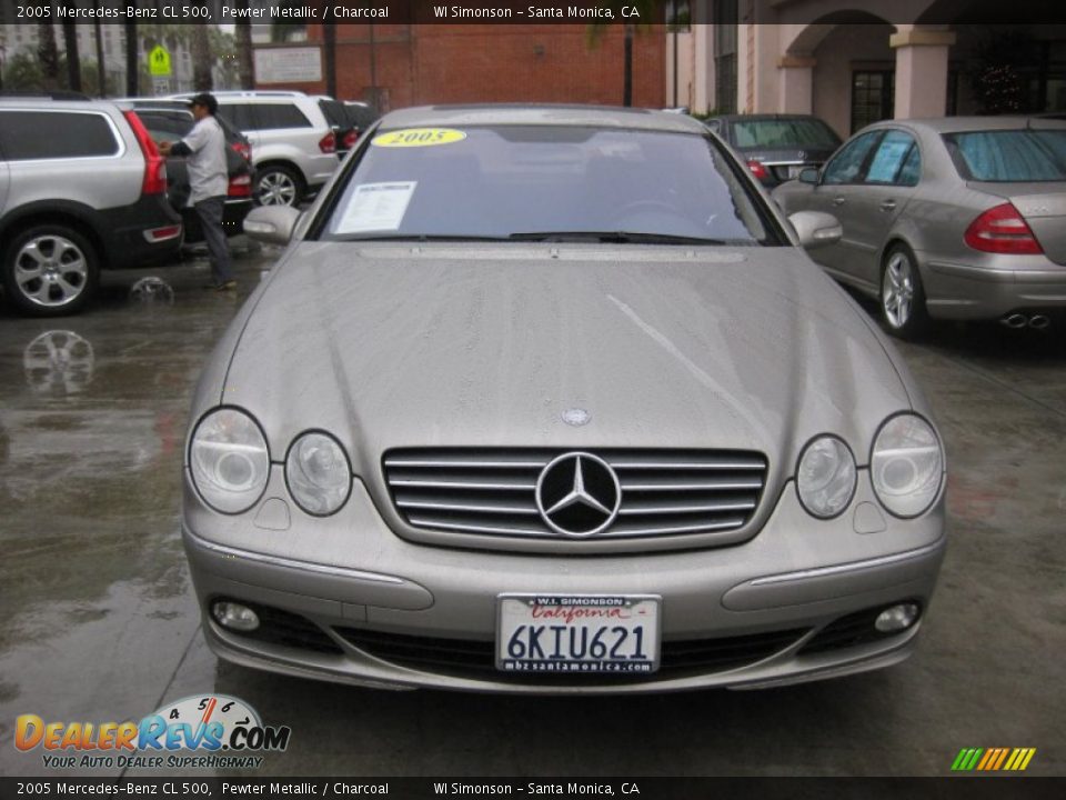 2005 Mercedes-Benz CL 500 Pewter Metallic / Charcoal Photo #6