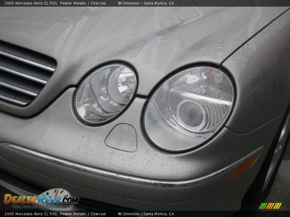 2005 Mercedes-Benz CL 500 Pewter Metallic / Charcoal Photo #22