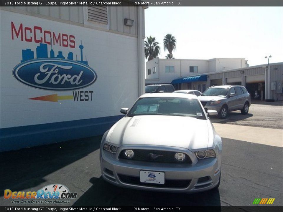 2013 Ford Mustang GT Coupe Ingot Silver Metallic / Charcoal Black Photo #1