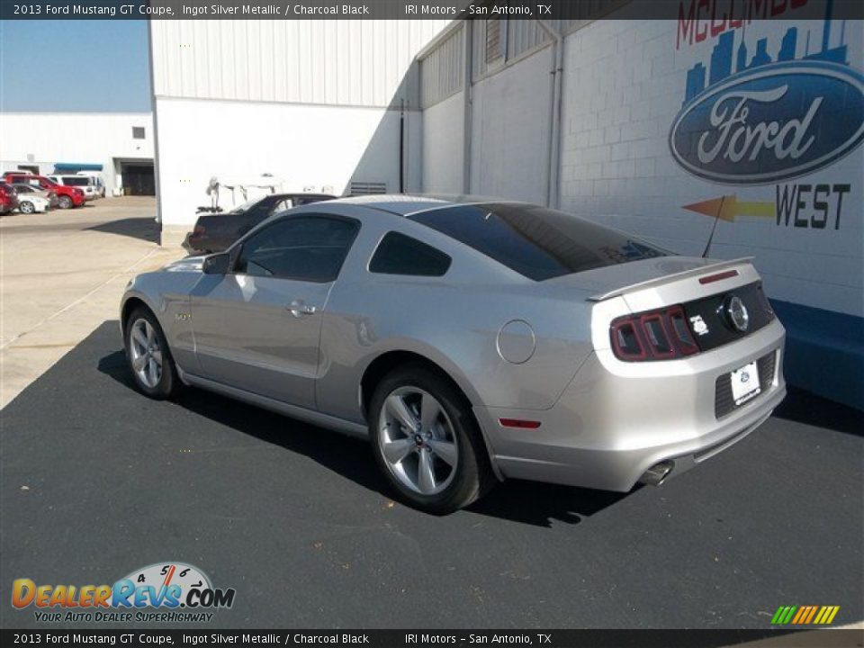 2013 Ford Mustang GT Coupe Ingot Silver Metallic / Charcoal Black Photo #4