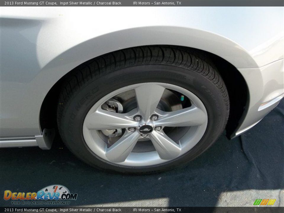 2013 Ford Mustang GT Coupe Ingot Silver Metallic / Charcoal Black Photo #9