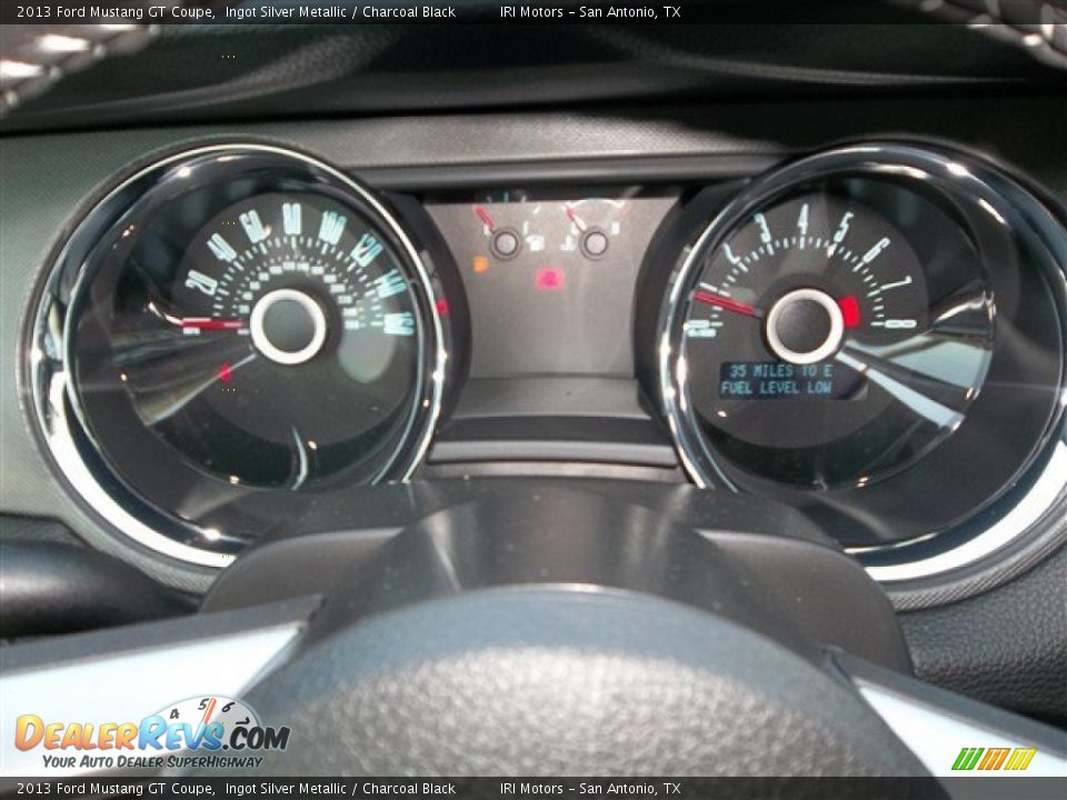 2013 Ford Mustang GT Coupe Ingot Silver Metallic / Charcoal Black Photo #17