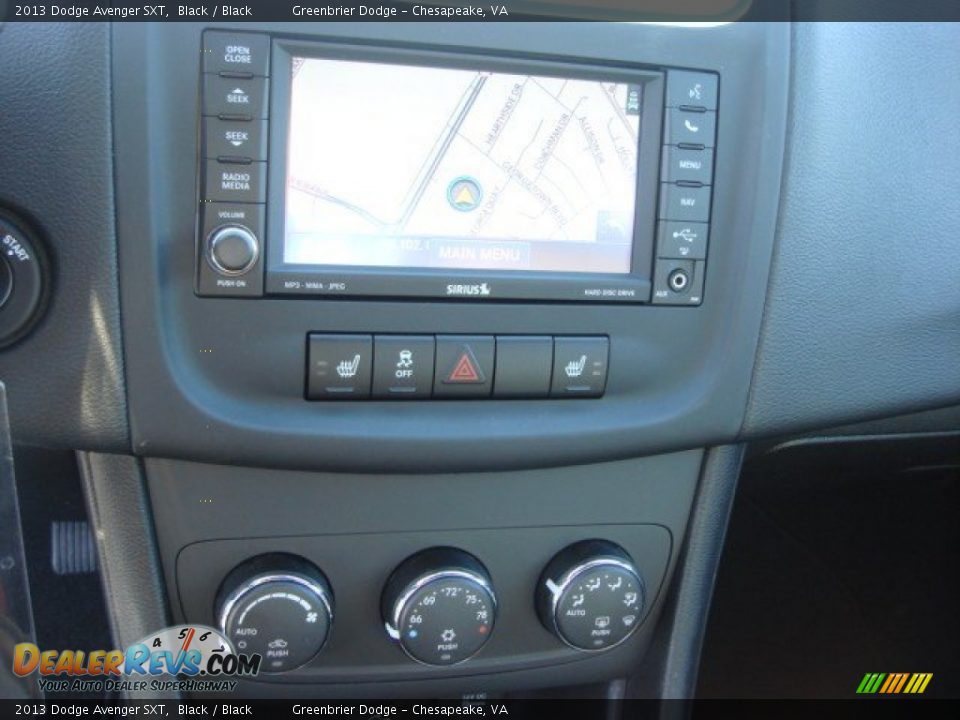 2013 Dodge Avenger SXT Black / Black Photo #11