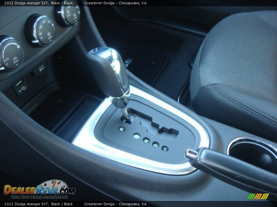 2013 Dodge Avenger SXT Black / Black Photo #15