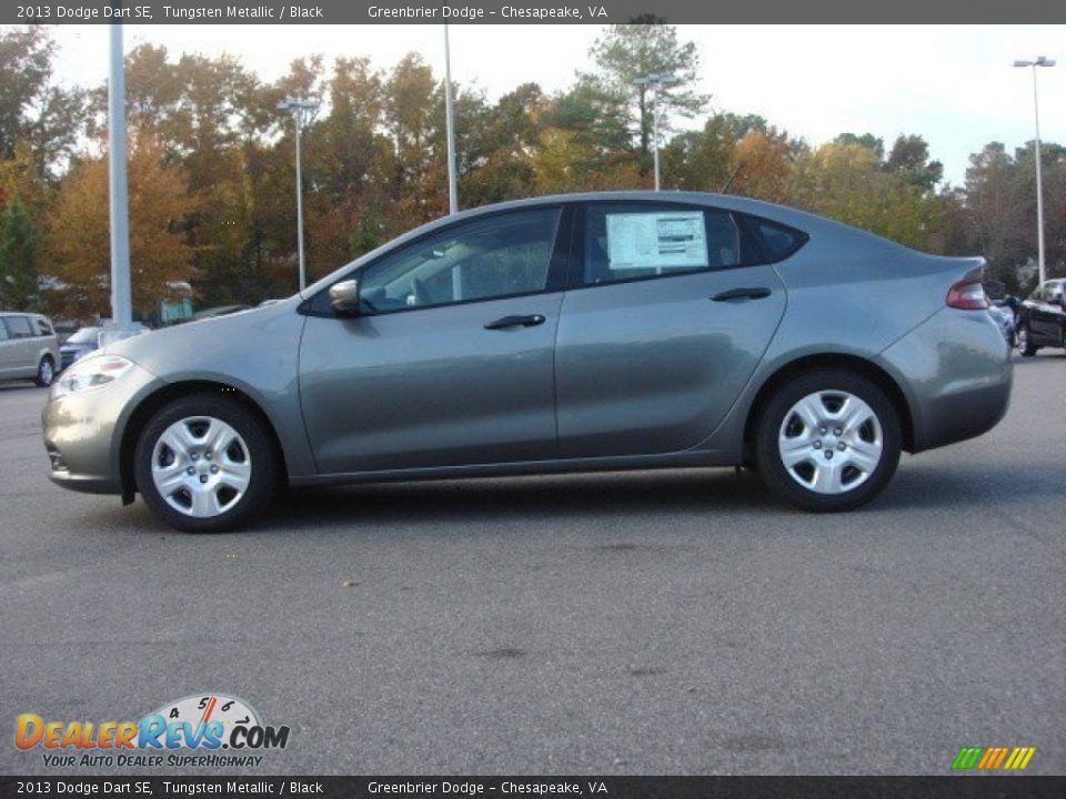 2013 Dodge Dart SE Tungsten Metallic / Black Photo #3